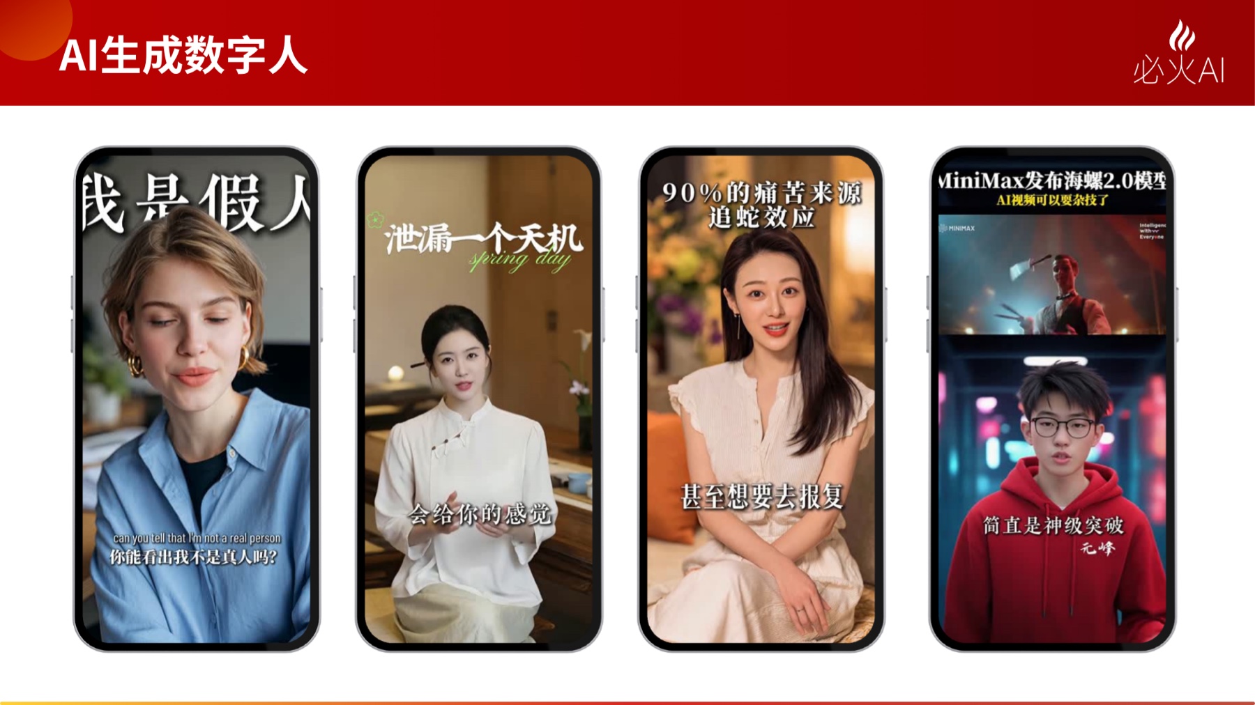 必火AI生成数字人能力样片